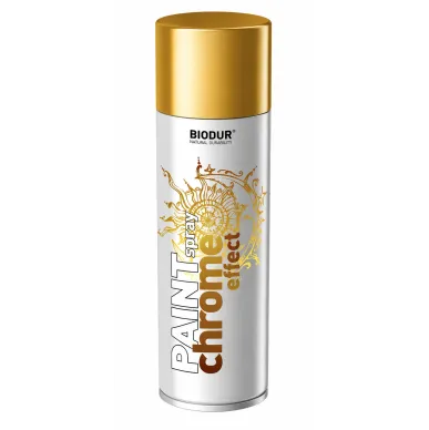 Email spray cu efect de crom aurie Biodur